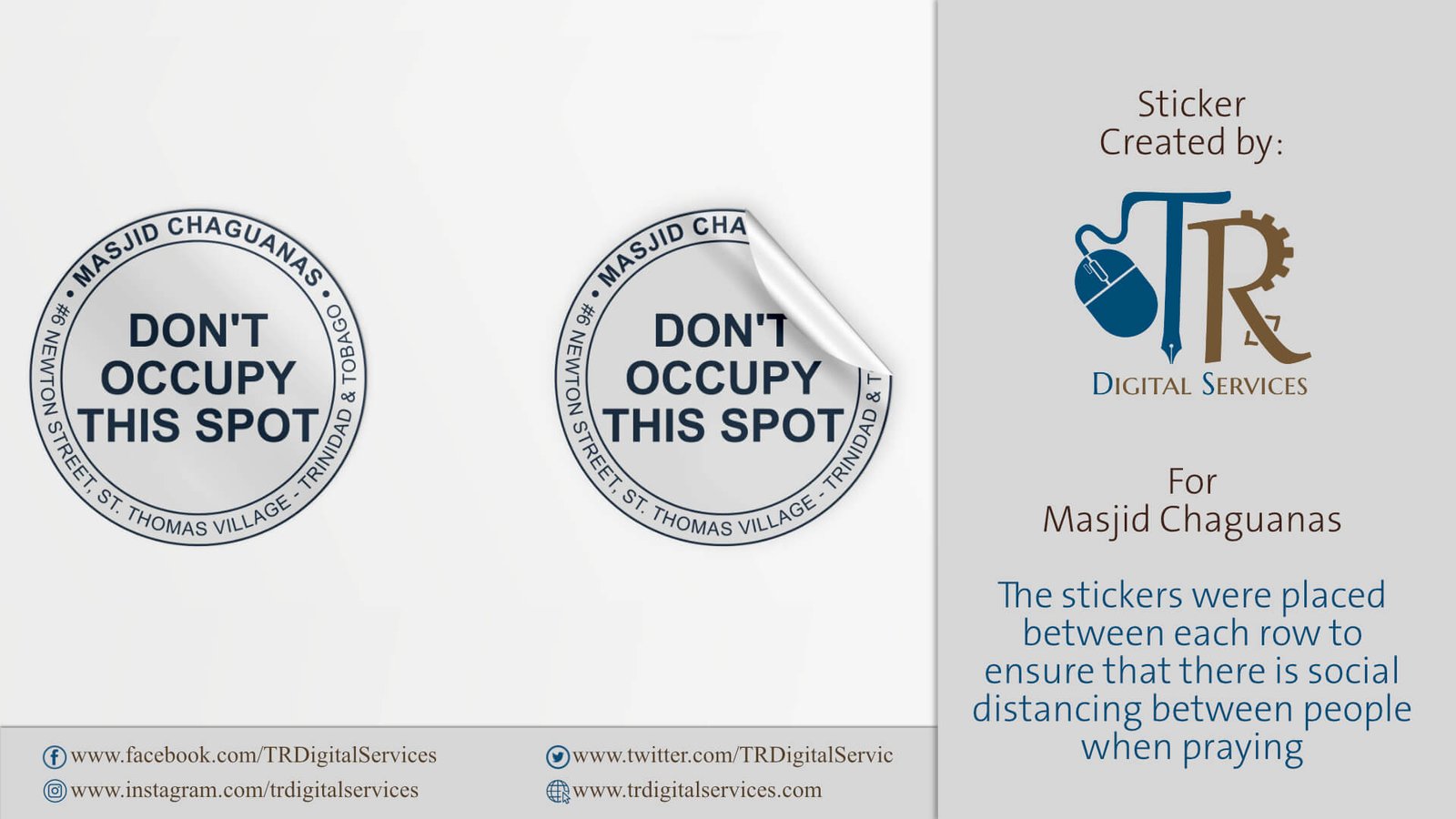 Don't Occupy Sticker