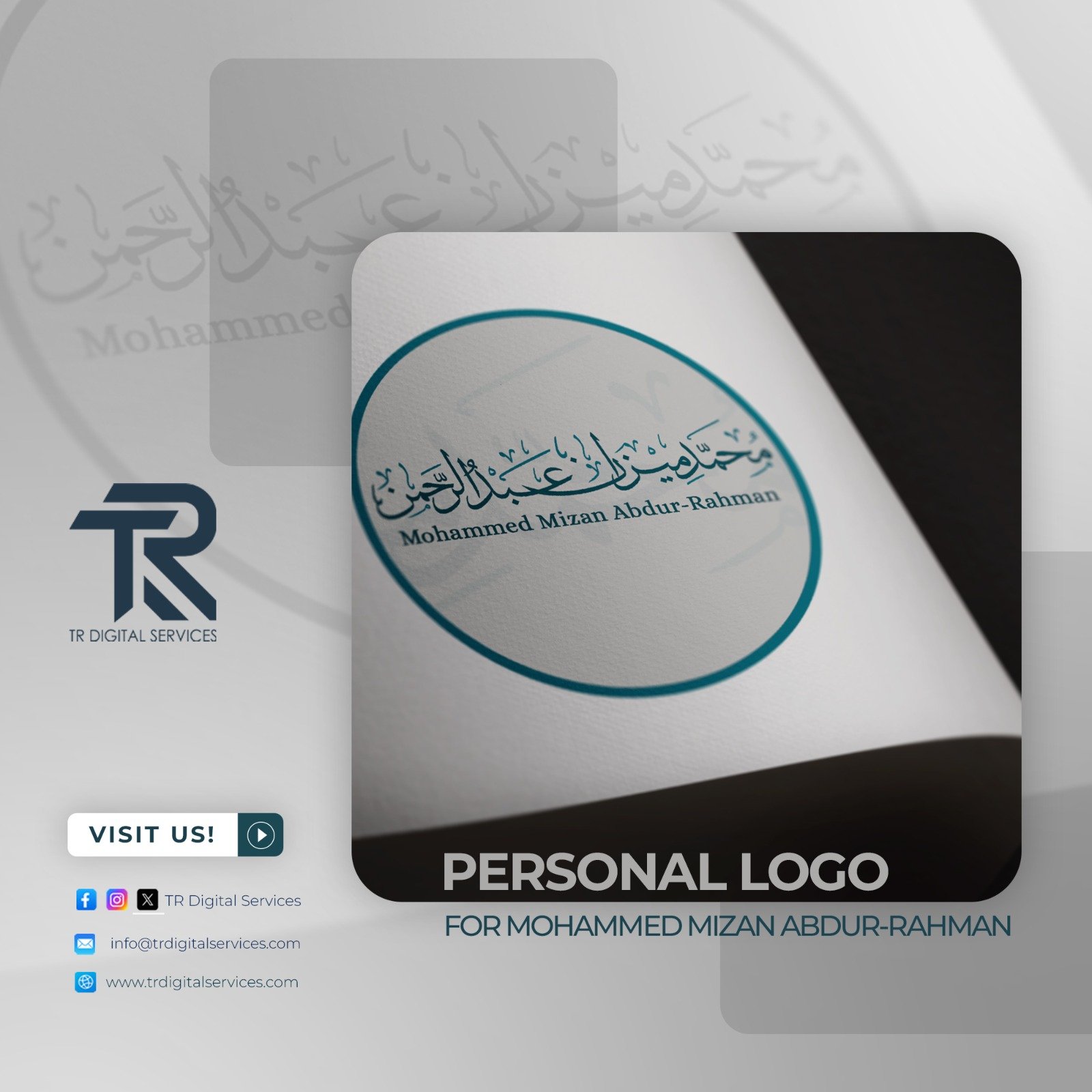 Personalized Arabic Calligraphy Logo
