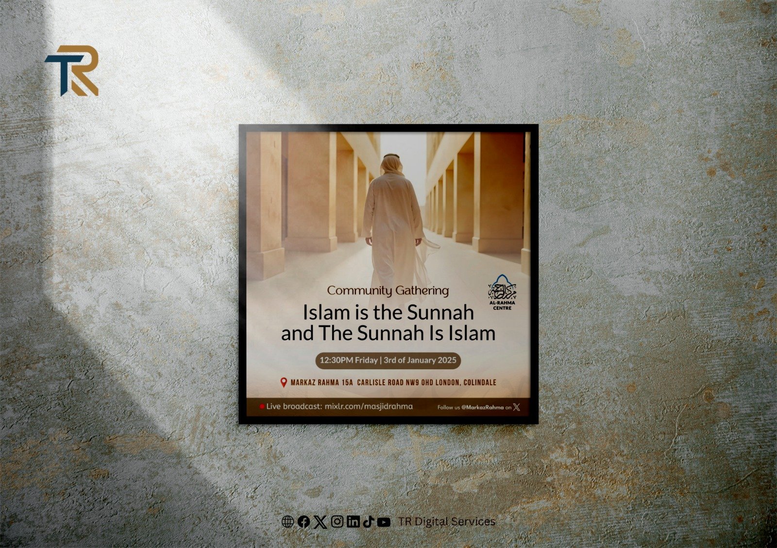 Islamic Poster for Markaz Rahma’s Community Gathering