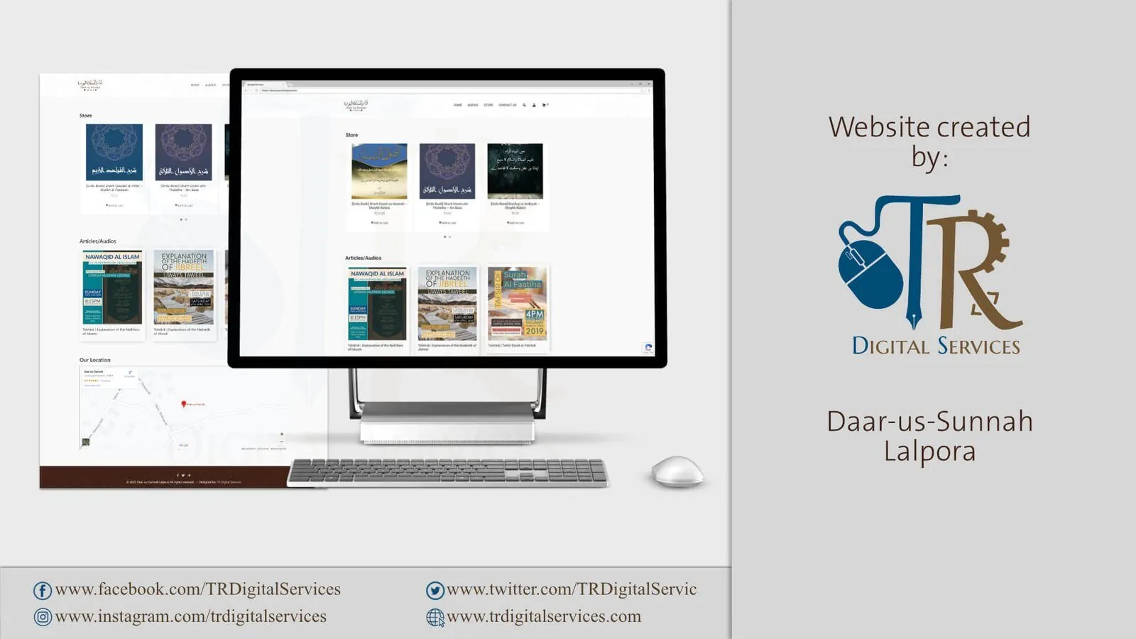 Daar-us-Sunnah Lalpora – Islamic Bookstore Website - Project Image