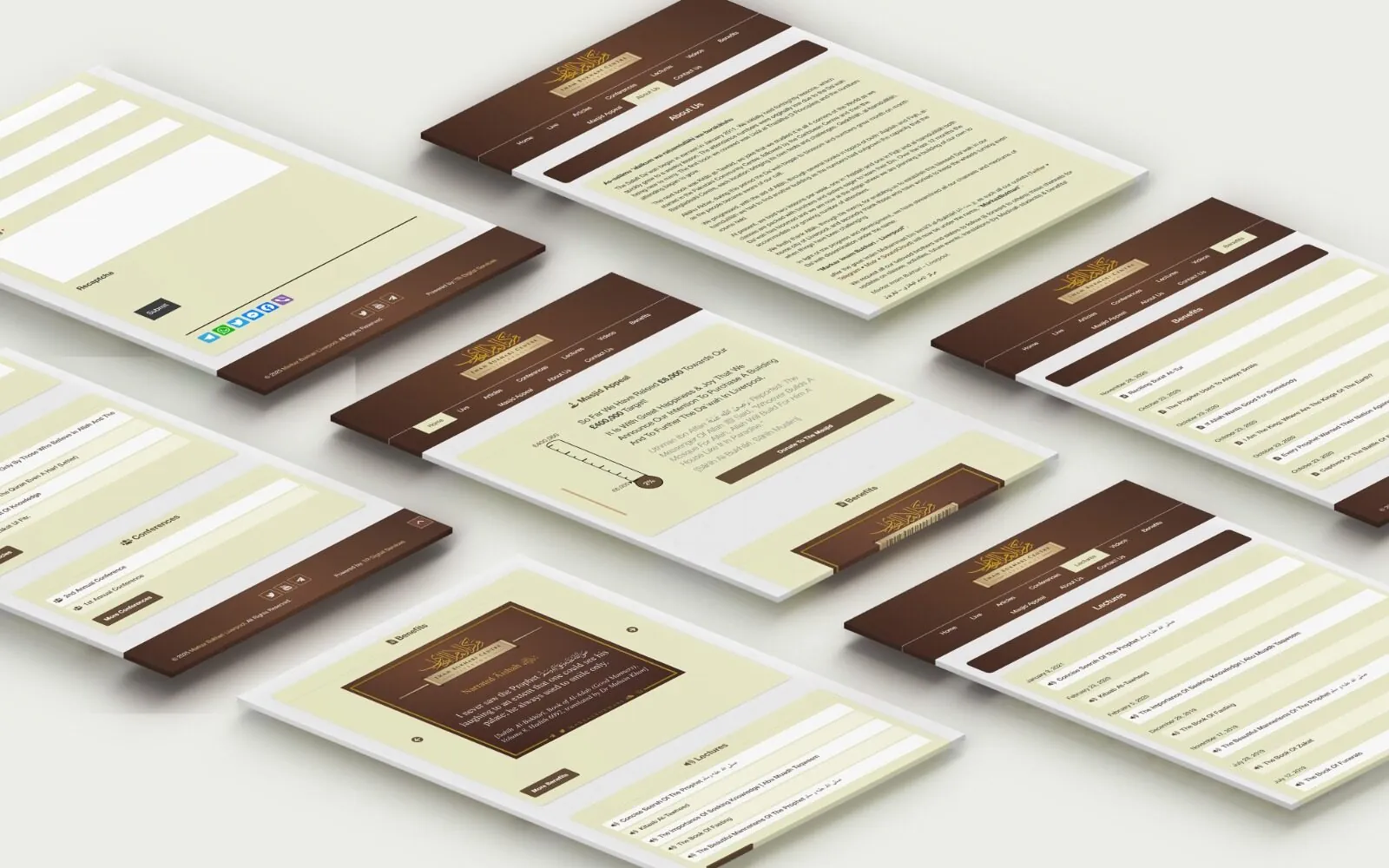 Markaz Bukhari Liverpool Website - Project Image