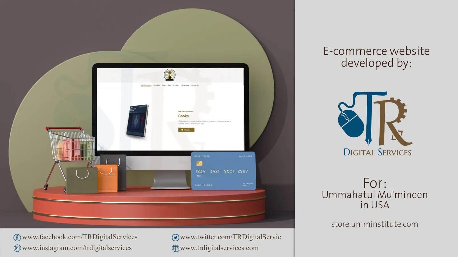 E-commerce website for UMMI Solutions - Project Image