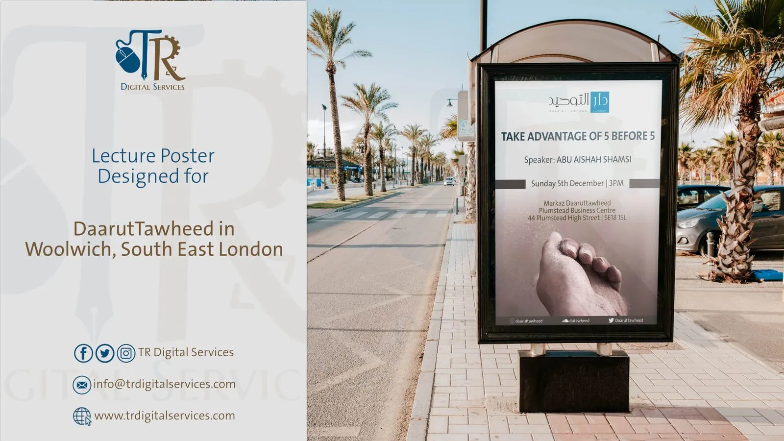 Lecture Poster for Daarut Tawheed - Project Image