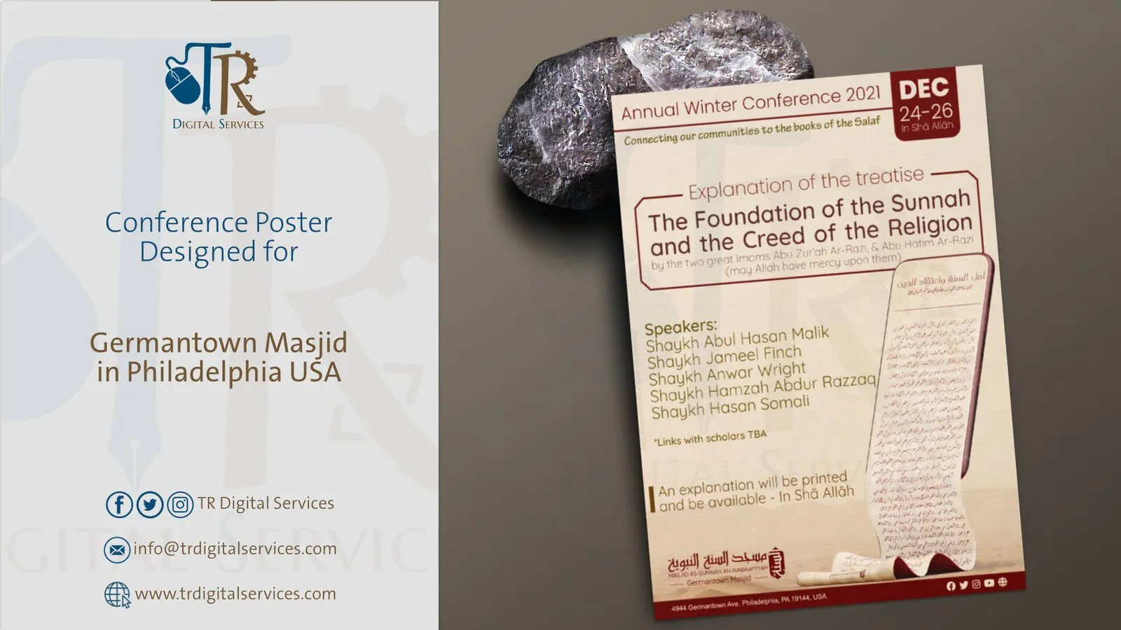Winter Conference 2021 – Germantown Masjid - Project Image