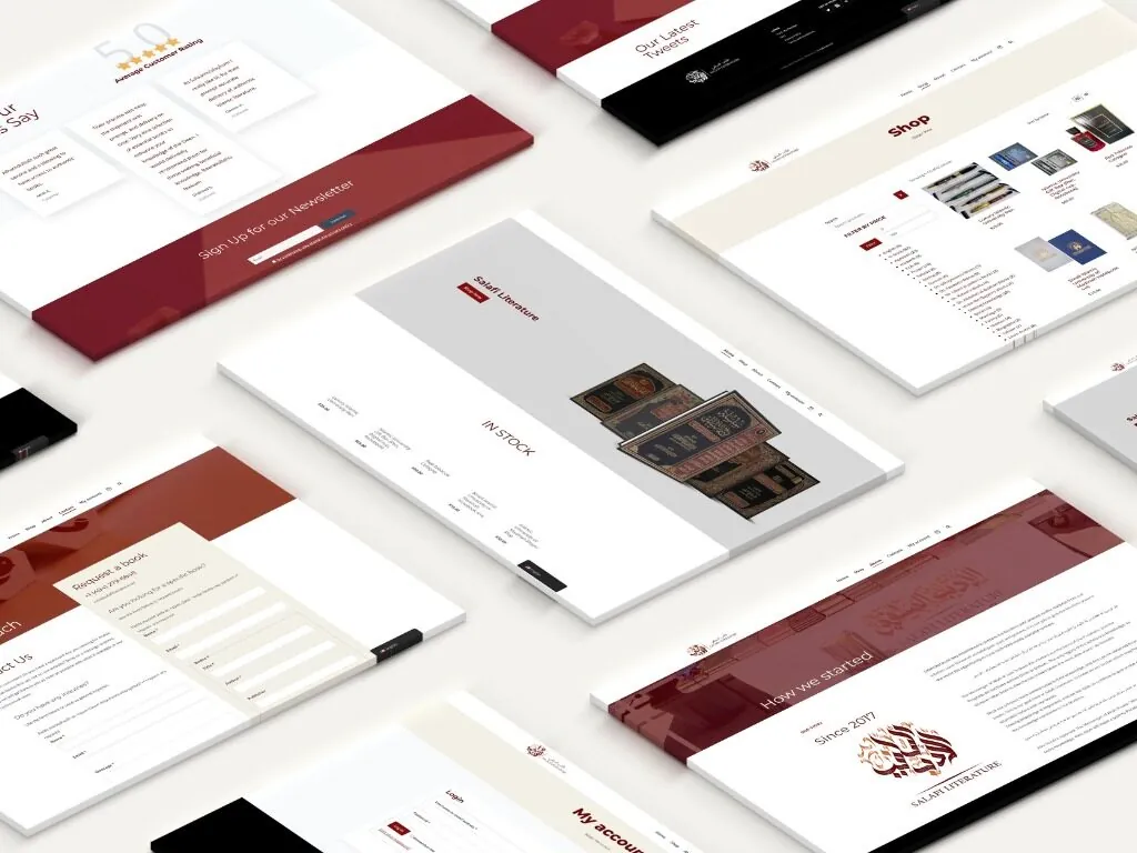E-commerce website: Salafi Literature - Project Image