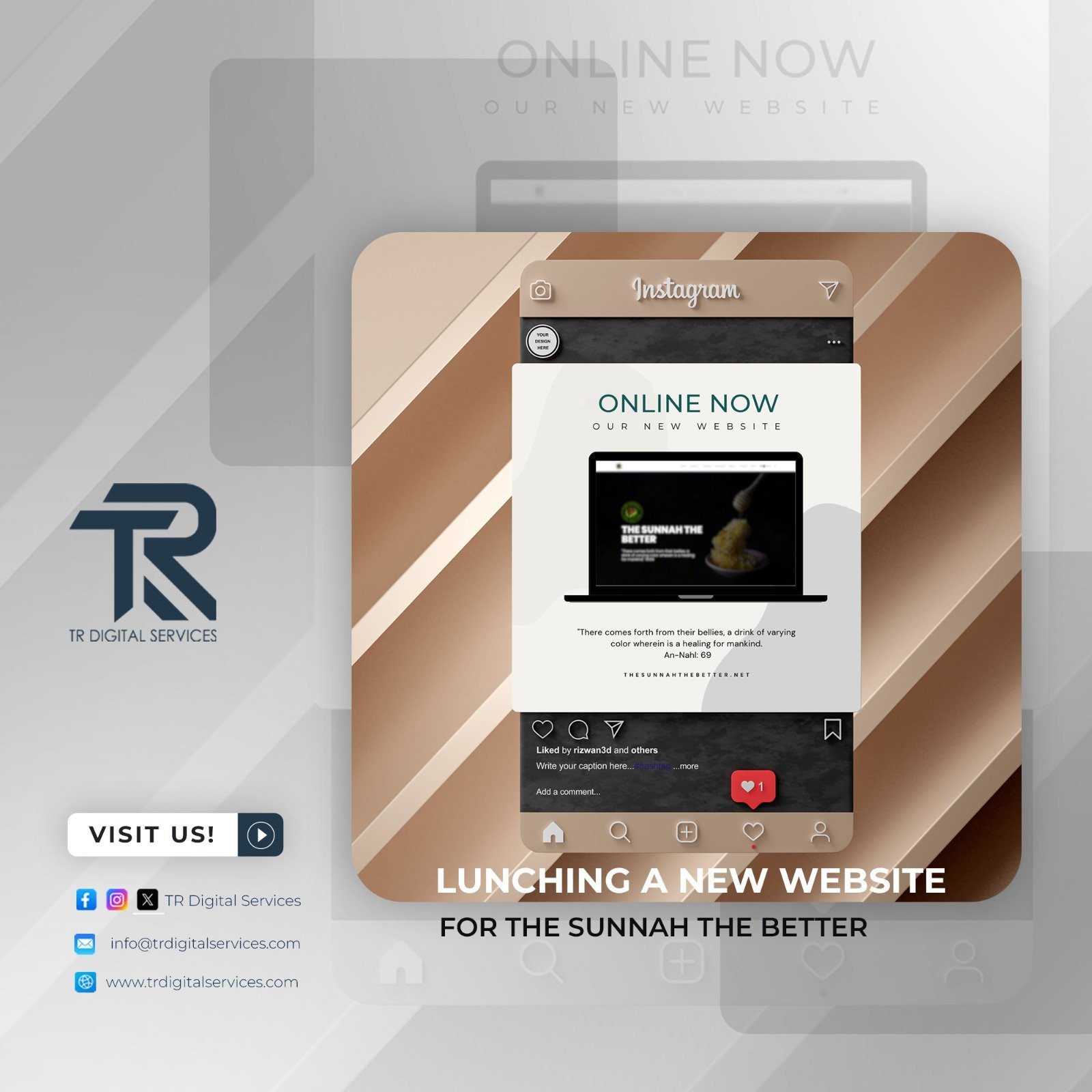 The Sunnah the Better E-Commerce Website Screenshot