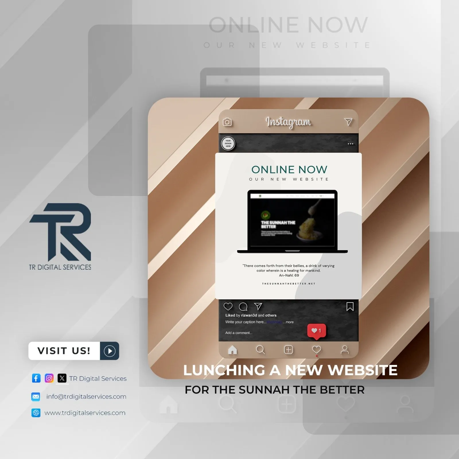 The Sunnah the Better E-Commerce Website Screenshot
