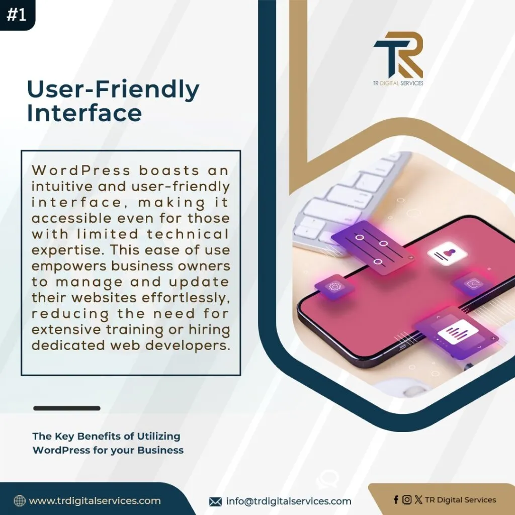 WordPress user-friendly interface