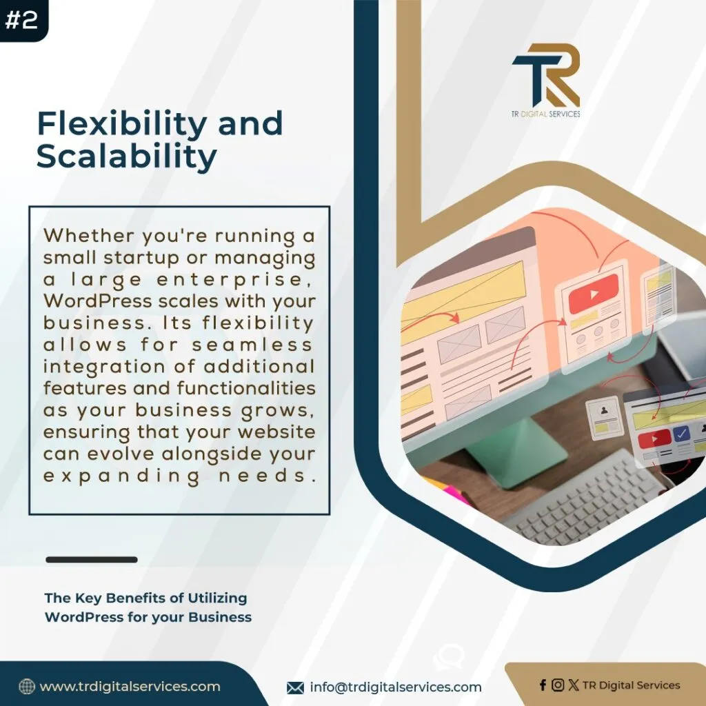 WordPress flexibility and scalability