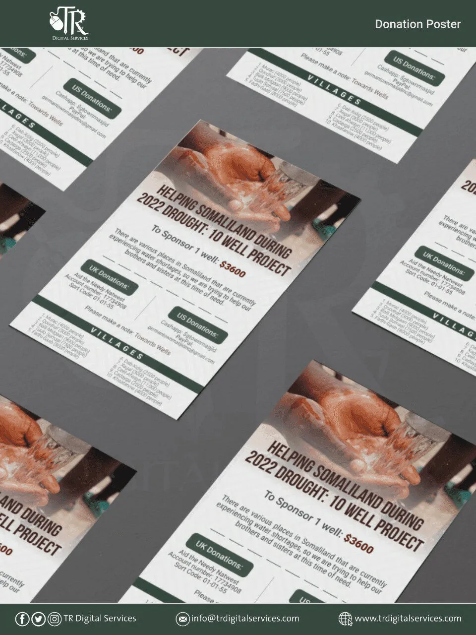 Donation Drive Poster for Germantown Masjid - Project Image
